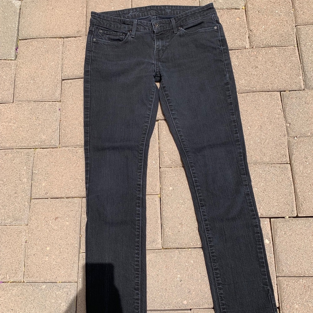 Levi’s Black Wash Skinny Jeans 28/30